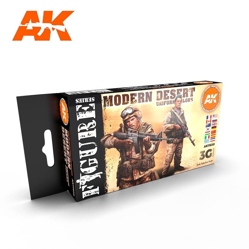 AK Interactive AK11630 COULEURS D'UNIFORME DÉSERT MODERNES