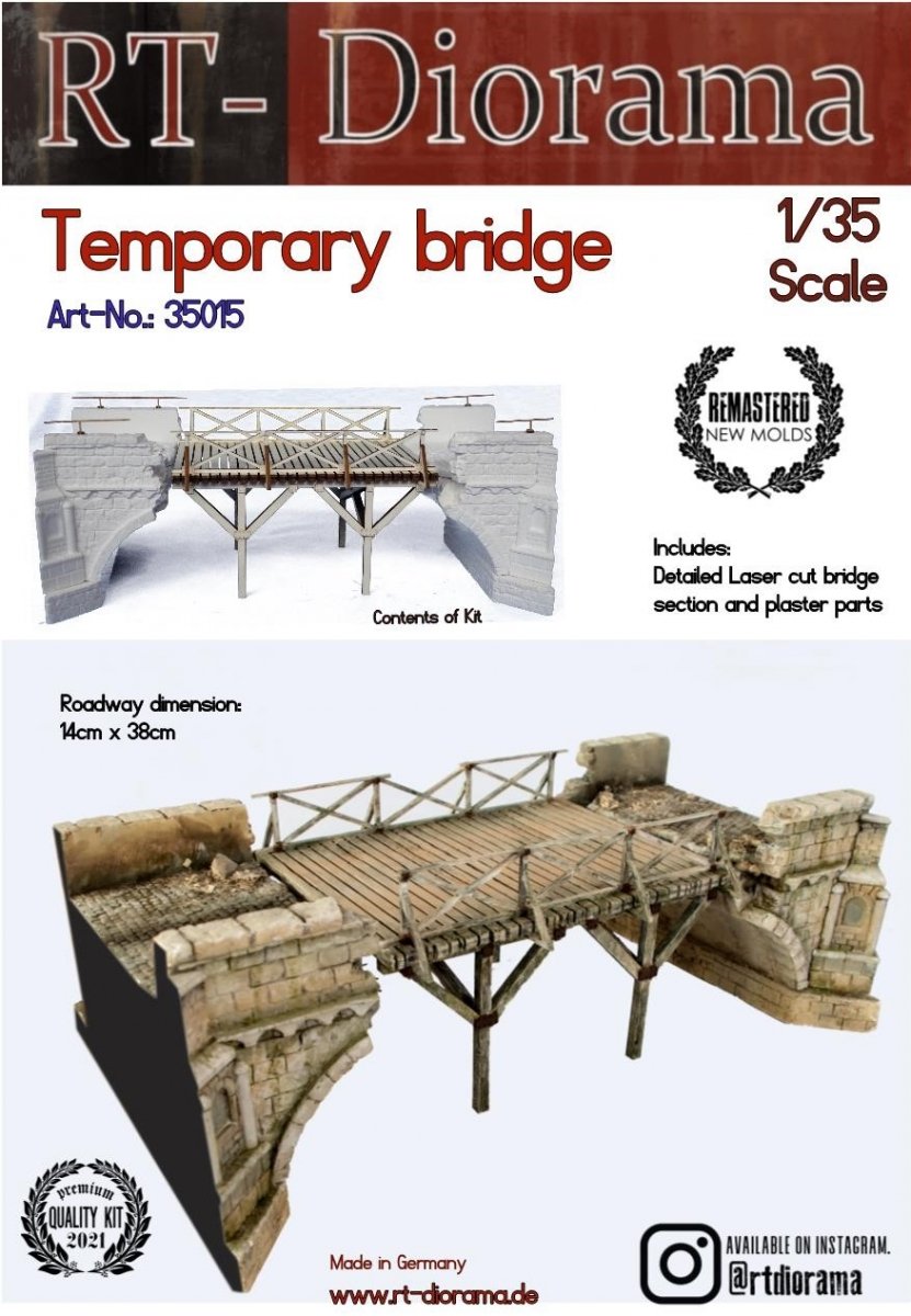 RT-Diorama 35015 Pont temporaire 1/35