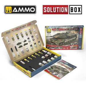 AMMO de Mig Jimenez 7731 SOLUTION BOX 26 – Véhicules OTAN et Bundeswehr - Système de couleurs et de vieillissement – imagen 2