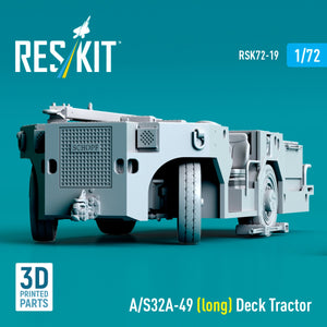 RESKIT RSK72-0019 Tracteur de plate-forme A/S32A-49 (long) (Maquette imprimée en 3D) 1/72  – image 3