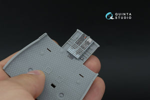Intérieur imprimé en 3D et coloré pour UH-1B (Trumpeter) de Quinta Studio QDS-35158 (petite version) à l&amp;#39;échelle 1/35 – Bild 3