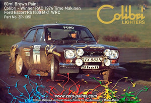 Peinture marron Zero Paints ZP-1351 pour Ford Escort MKI RS1600 (briquets Colibri) 60 ml