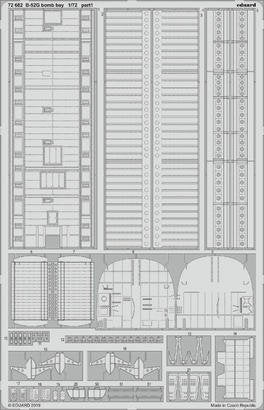 Maquette Eduard 72682 B-52G soute à bombes 1/72 MODELCOLLECT