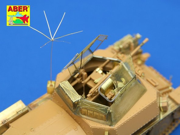 Antennes allemandes Aber R-27 de 1,4 m (lot de 3 pièces) (1/35) – image 3