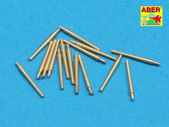 Aber 350L-34 Ensemble de 16 canons QF Mk.V de 102 mm pour la Royal Navy (1/350)