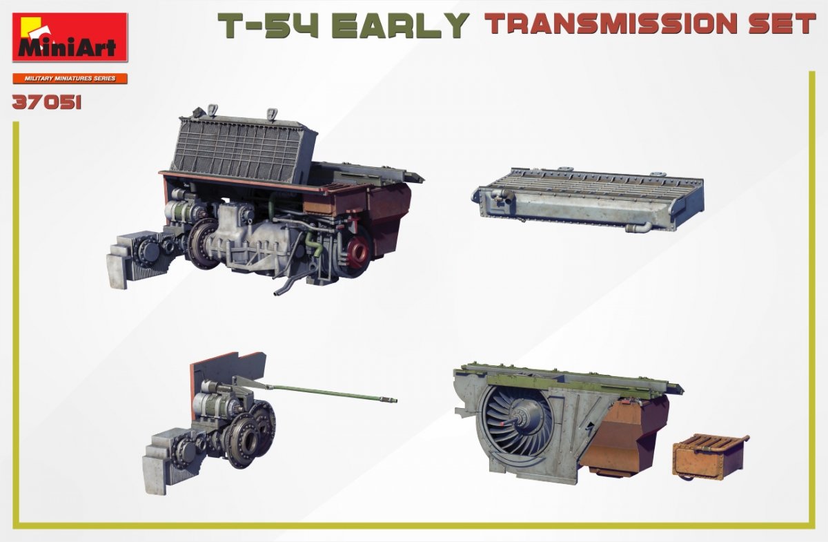 MiniArt 37051 T-54 PREMIÈRE VERSION DE LA TRANSMISSION 1/35 – imagen 3