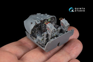 Intérieur imprimé en 3D et coloré sur papier décalcomanie Quinta Studio QD48166 A-6E TRAM Intruder (pour kit HobbyBoss) 1/48 – image 6