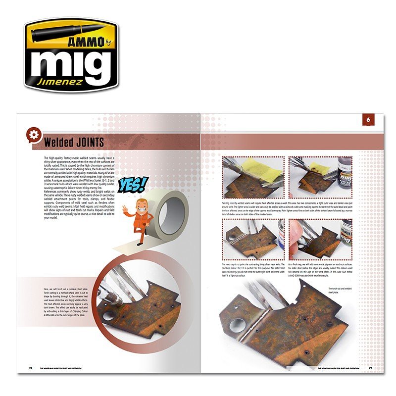 AMMO de Mig Jimenez 6098 LE GUIDE DE MODÉLISATION POUR LA ROUILLE ET L&amp;#39;OXYDATION (Anglais) – Bild 4