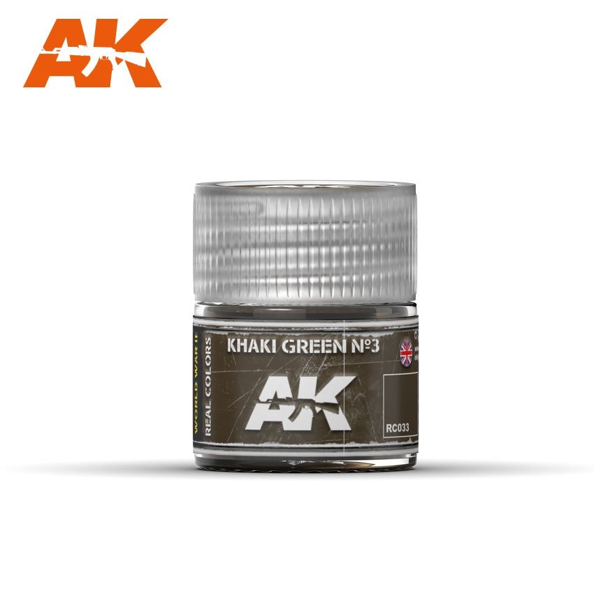 AK Interactive RC033 Vert kaki n° 3 10 ml