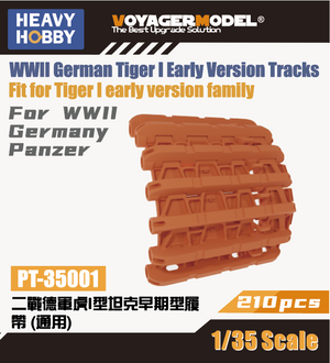 Heavy Hobby PT35001 Chenilles du Tiger I allemand de la Seconde Guerre mondiale (version initiale) au 1/35