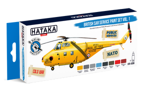 Hataka HTK-BS98 Ensemble de peinture British SAR Service vol.1 (8x17ml)