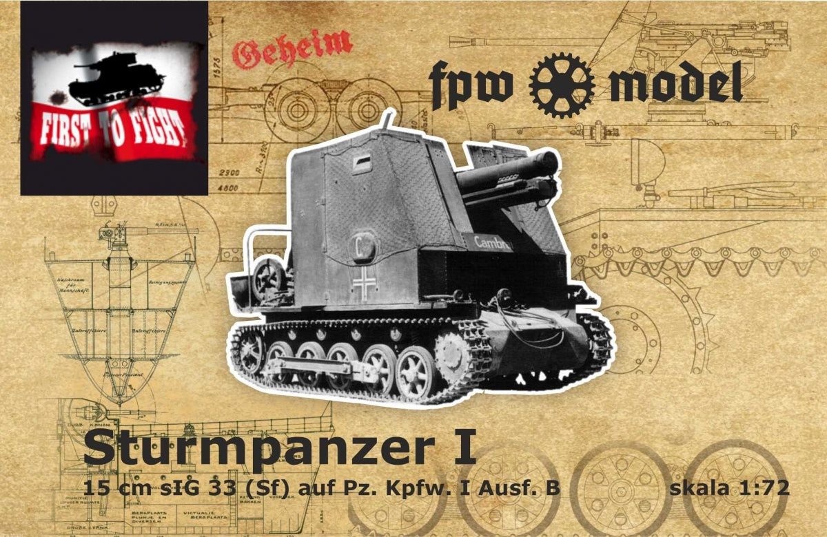 FPW modèle 72019 Sturmpanzer I 15 cm sIG 33 (Sf) auf Pz. Kpfw. Je Ausf. B1/72