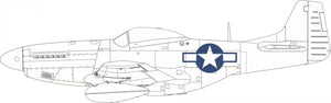 Insigne national Eduard EX954 P-51D EDUARD 1/48