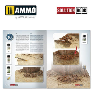AMMO of Mig Jimenez 6510 How to Paint Brick Buildings. Colors &amp;amp; Weathering System Solution Book (Multilingual) – zdjęcie 6