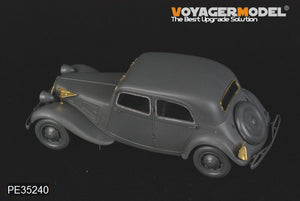 Voiture d&amp;#39;état-major Citroën Traction 11CV de la Seconde Guerre mondiale, modèle Voyager PE35240, pour Tamiya 35301, échelle 1/35 – Bild 5