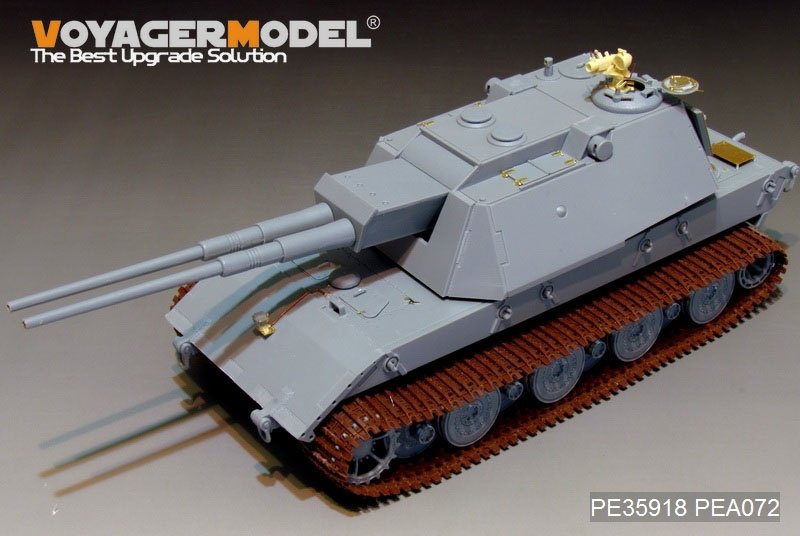 Maquette Voyager PE35918 Char super-lourd allemand E-100 de la Seconde Guerre mondiale pour AMUSING HOBBY, échelle 1/35 – image 2