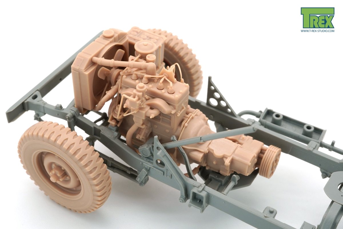 Ensemble de compartiment moteur T-Rex Studio TR35052 Willys MB pour TAKOM 1/35 – image 6