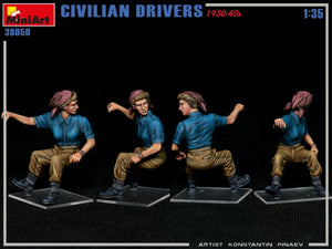 MiniArt 38050 PILOTES CIVILS ANNÉES 30-40 1/35  – imagen 2