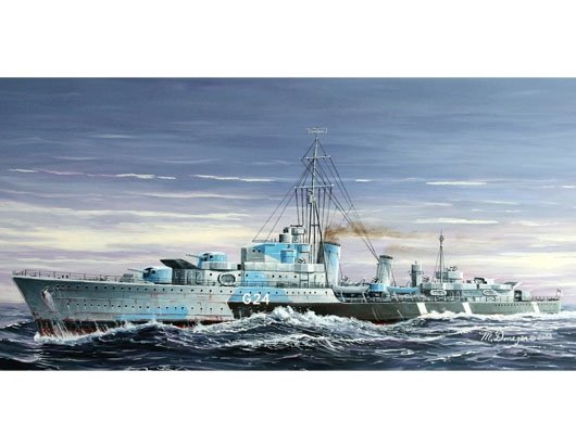 Trumpeter 05759 Destroyer de classe Tribal HMS Huron (G24) 1944 1/700