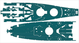 Pontos 35026FB USS BB-63 Missouri 1945 Ensemble de détails (Pont en bois teinté bleu 20B) (1/350) – Bild 8
