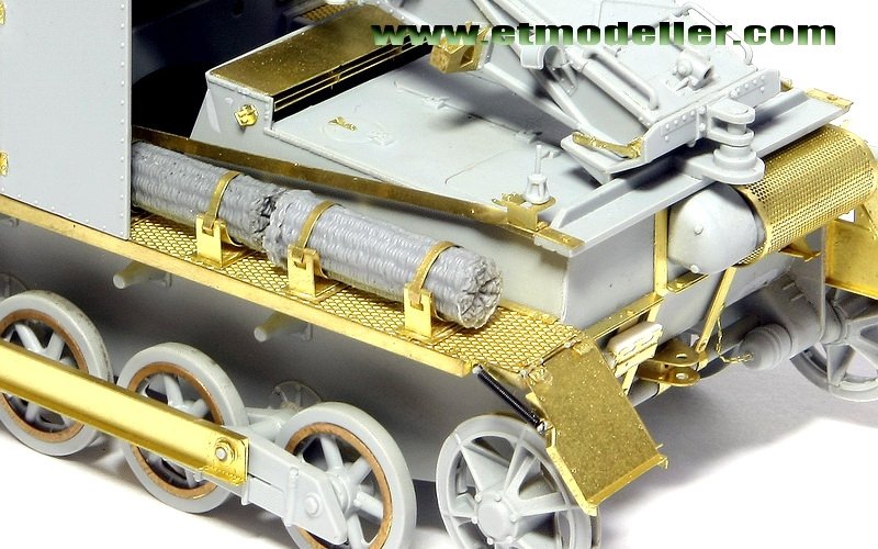 ET Modèle E35-007 WWII Allemand Pz.Kpfw.I Ausf.B 15cm &amp;quot;BISON&amp;quot; (Pour DRAGON 6259) (1/35) – imagen 6