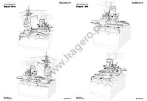 Kagero 7090 Le cuirassé japonais Nagato 1944 EN/PL – immagine 5