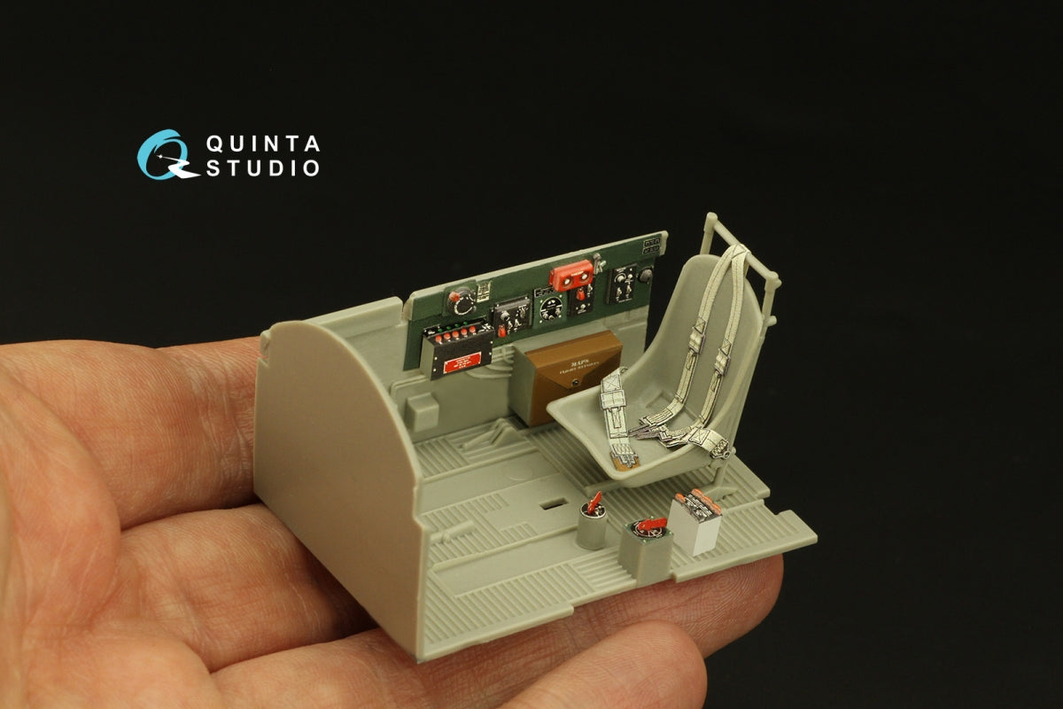 Intérieur coloré imprimé en 3D sur papier décalcomanie Quinta Studio QD32190 P-47N Thunderbolt (Trumpeter) 1/32 – immagine 7