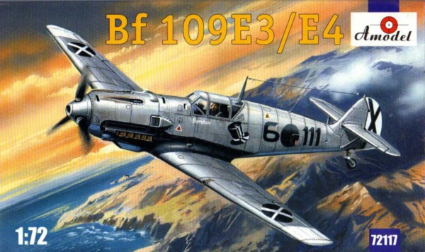 Modèle A 72117 Messerschmitt Bf 109 E-3/E-4 1/72