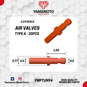 Valves pneumatiques Yamamoto YMPTUN94 Type A 1/24