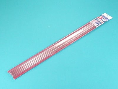Tamiya 70137 Poutres en plastique transparent, tube de 8 mm, lot de 3