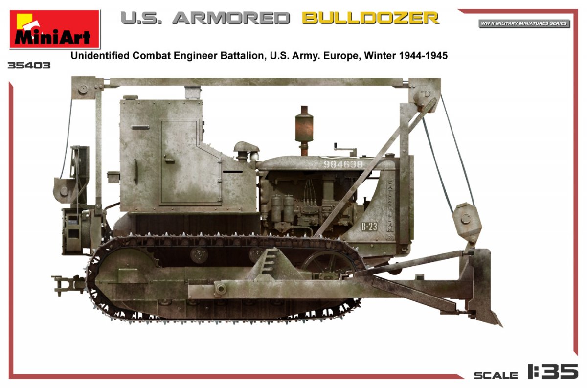 MiniArt 35403 Bulldozer blindé américain 1/35 – imagen 6