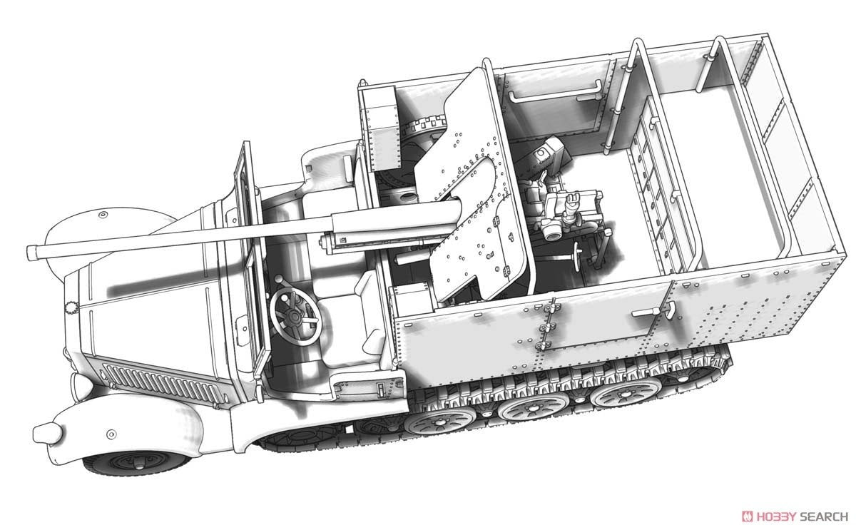 ACE 72574 7,62 cm FK.36 (R) auf mZgkw 5t &amp;quot;Diana&amp;quot; Sd.Kfz. 6/3 1/72  – immagine 10