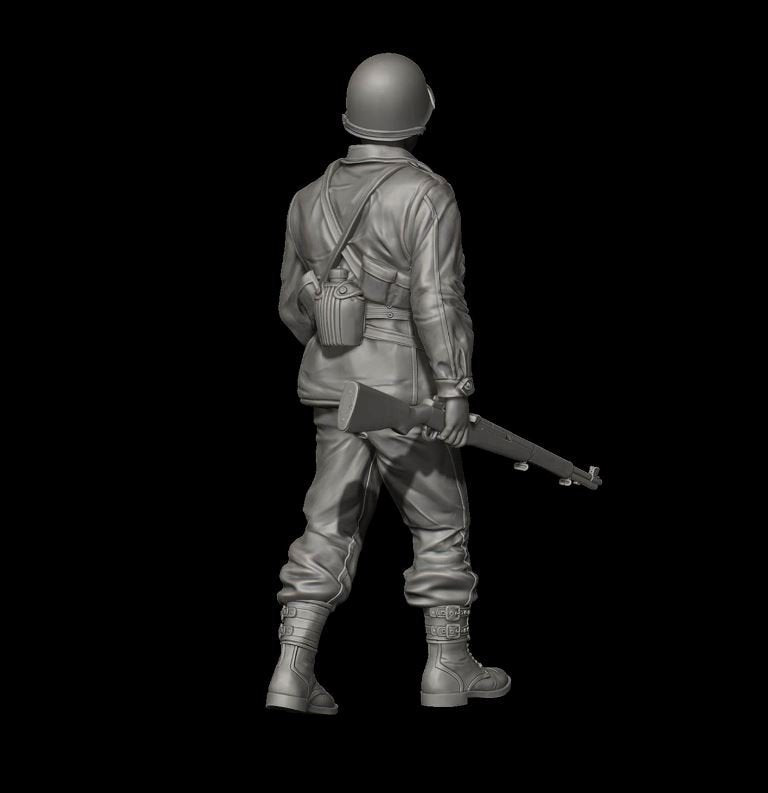Panzer Art FI35-093 Soldat américain en uniforme M43 n° 1 1/35 – immagine 4