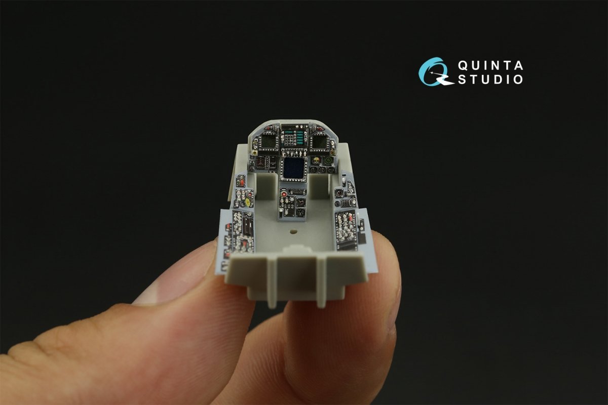 Intérieur imprimé en 3D et coloré sur papier décalcomanie Quinta Studio QDS-48279 F/A-18C (version initiale) (petite version) 1/48 – image 9