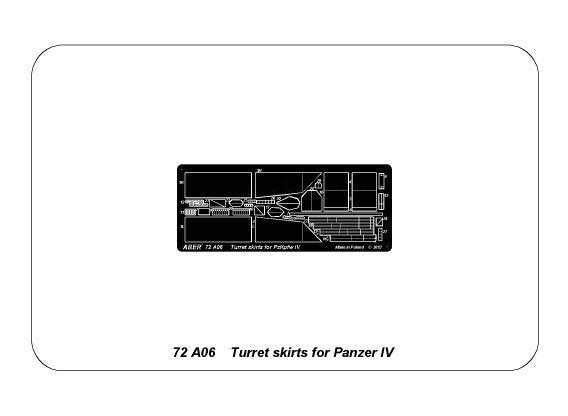 Aber 72A06 Turret skirts for PzKpfw IV 1/72 – image 5