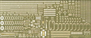 Fujimi 460833 NX-17 EX-101 Ensemble de pièces photogravées pour croiseur léger IJN 1/700