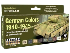 Vallejo 71206 Couleurs allemandes 1940-1945 8x17ml.