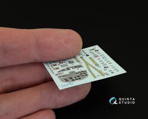 Intérieur monoplace imprimé en 3D et coloré pour maquette Quinta Studio QD48072 Il-2 (pour kit) 1/48 – image 3
