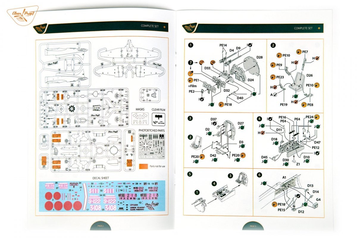 Clear Prop! CP72009 A5M2b Claude (version tardive) KIT AVANCÉ 1/72  – imagen 13