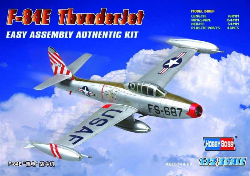 Hobby Boss 80246 F-84E Chasseur Thunderjet (1/72)