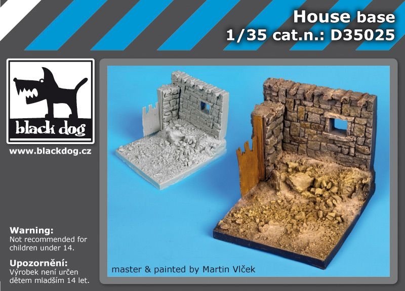 Socle de maison Black Dog D35025 au 1/35