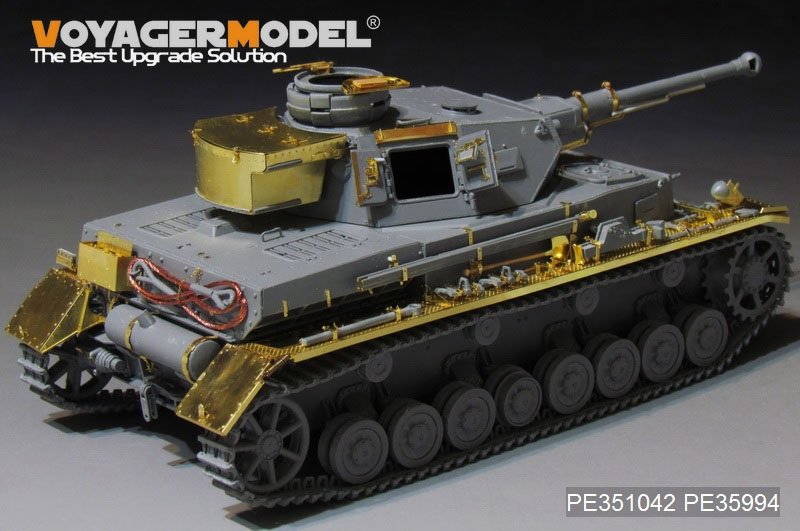 Maquette Voyager PE351042 Char allemand Pz.Kpfw.IV Ausf.F2 Basic pour Border BT-003, échelle 1/35 – Bild 8