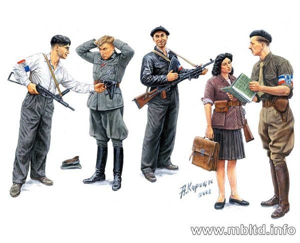 Master Box 3551 Maquis, Résistance française (1/35)  – image 2