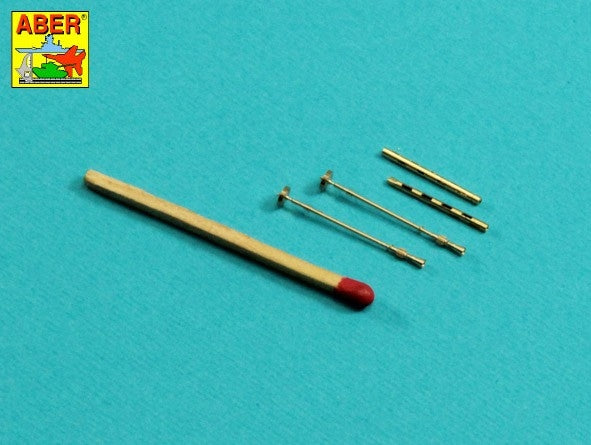 Aber A32019 Jeu de 2 canons pour mitrailleuses d&amp;#39;avion britanniques Browning .303 avec cache-flammes 1/32 – image 4