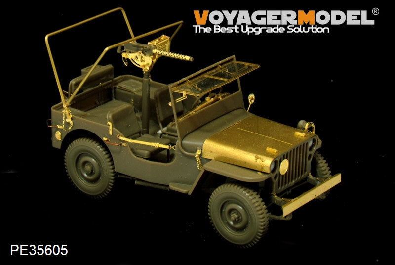 Maquette Voyager PE35605 Ford GPW américaine de la Seconde Guerre mondiale, 1/4 tonne, modèle 1942, pour Bronco 35107, échelle 1/35 – image 2