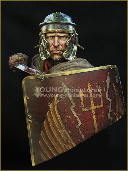 Young Miniatures YH1854 LÉGIONNAIRE ROMAIN Ier siècle 1/10 – immagine 2