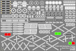 MK1 Design MD-20013 HMS Rodney DX Pack 1/200 – zdjęcie 26