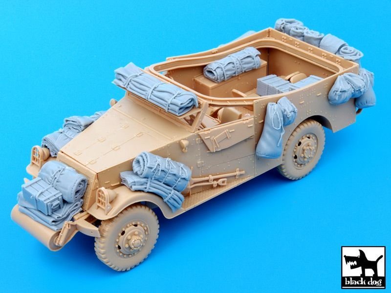 Voiture de reconnaissance américaine M3A1 Black Dog T35049 au 1/35 – image 4