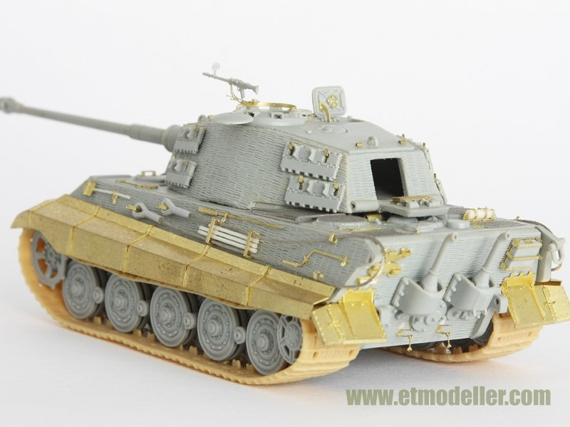 ET Model E72-004 WWII German KING TIGER (Henschel Turret) For DRAGON 7240 1/72 – image 3