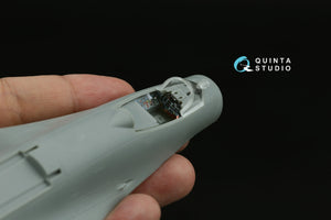 Intérieur du Su-27 imprimé en 3D et coloré (Trumpeter) de Quinta Studio QD+72183 (avec pièce en résine imprimée en 3D) à l&amp;#39;échelle 1/72 – image 8